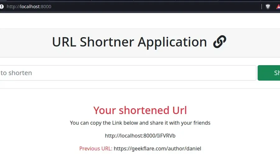 URL shortener