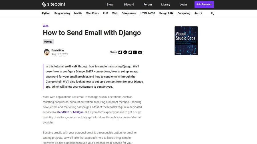 How to Send Email with Django