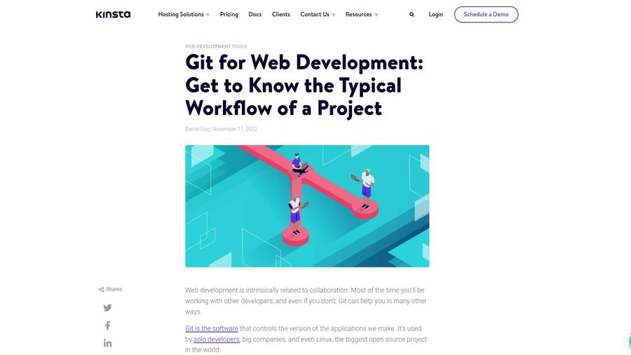 Git for Web Development: Get to Know the Typical Workflow of a Project